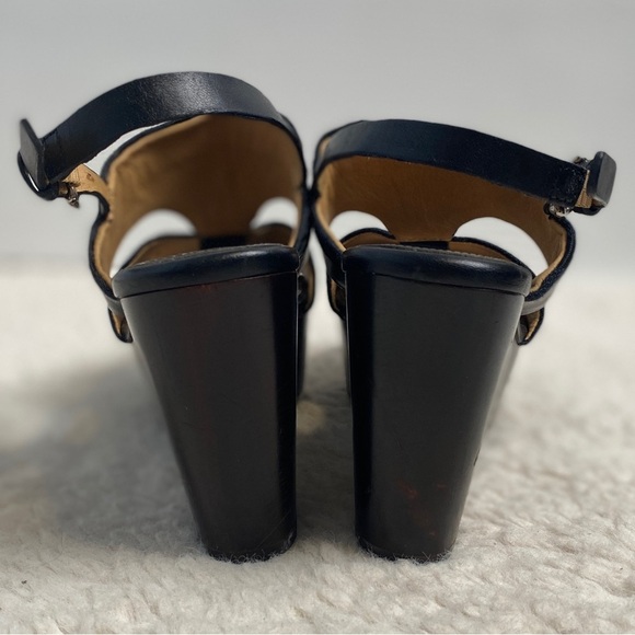 Coach Campbell Wedge Platform Logo Sandal Sz 6 Casual Simmer Classic Comfort - Picture 7 of 15